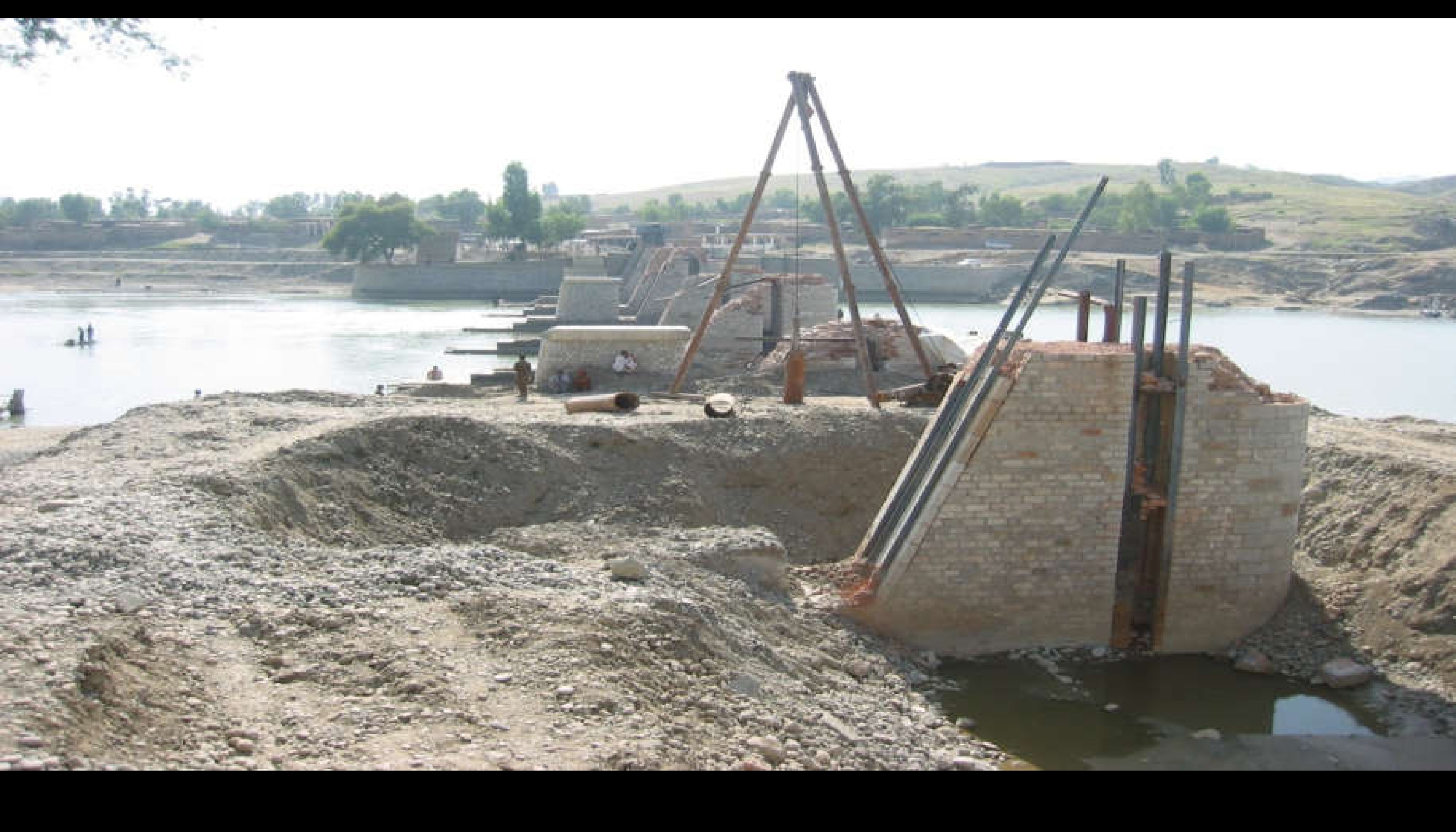 Project photograph from company profile page 134 (REHABILITATION OF MUNDA HEADWORKS BRIDGE & BARRAGE DISTRIC)