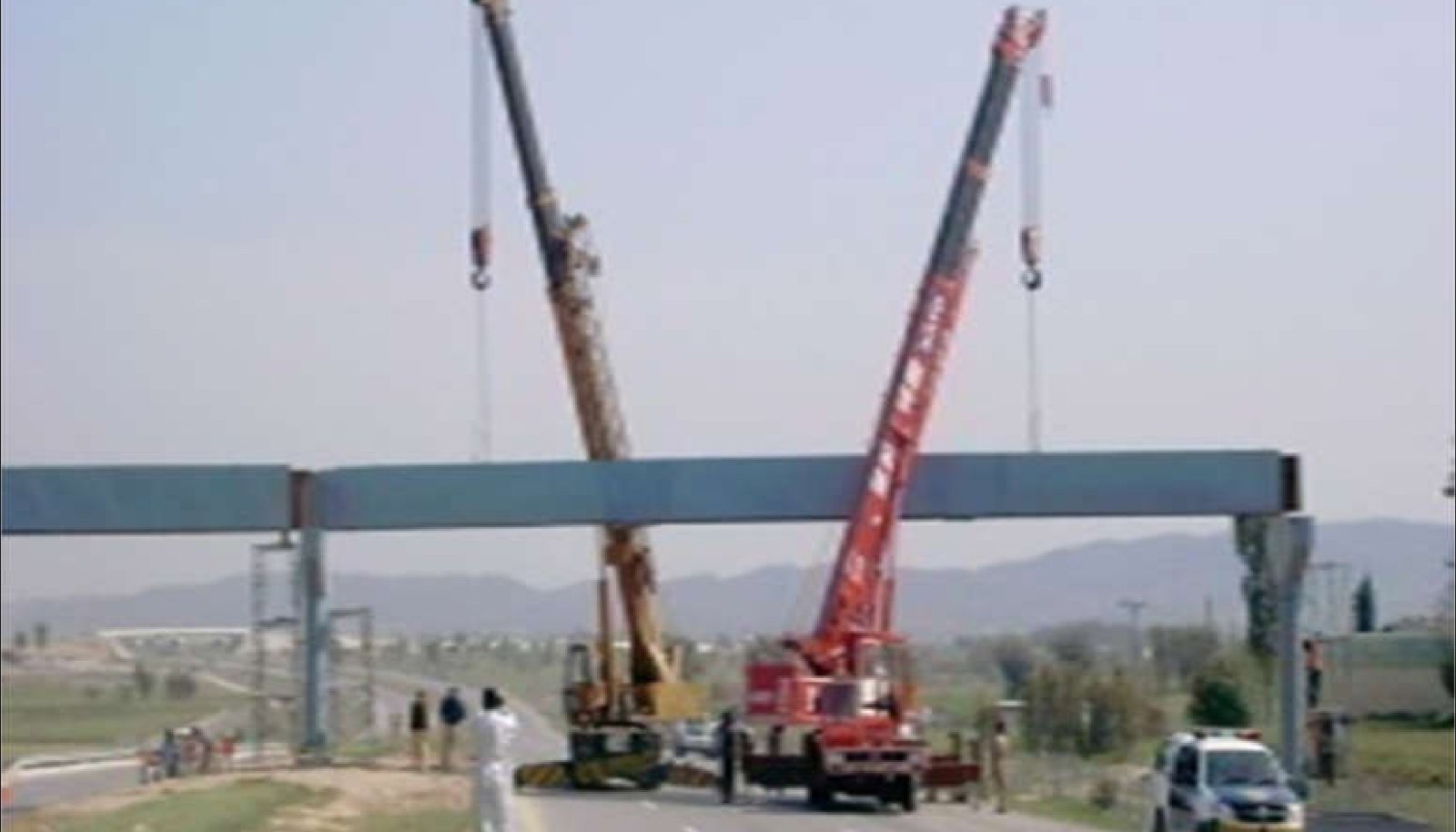 Project photograph from company profile page 161 (Constructed of Four Steel Bridges on Motorway (M1))