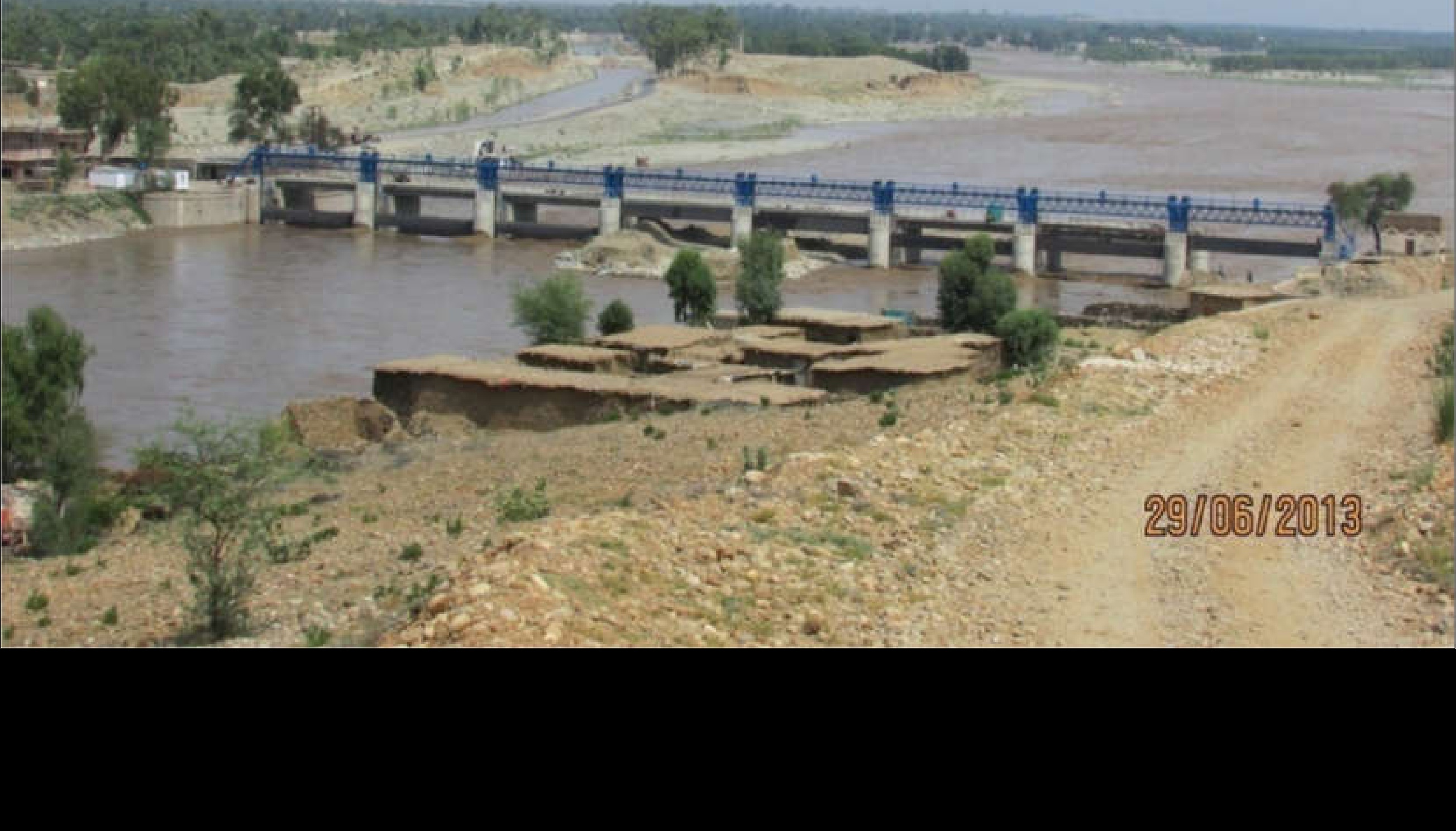 Project photograph from company profile page 135 (REHABILITATION OF MUNDA HEADWORKS BRIDGE & BARRAGE DISTRIC)