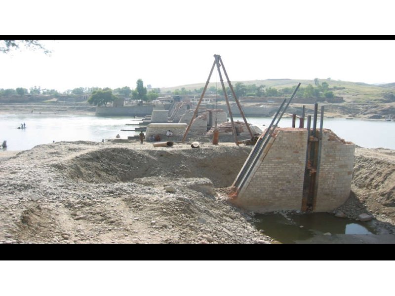 Project photograph from company profile page 134 (REHABILITATION OF MUNDA HEADWORKS BRIDGE & BARRAGE DISTRIC)