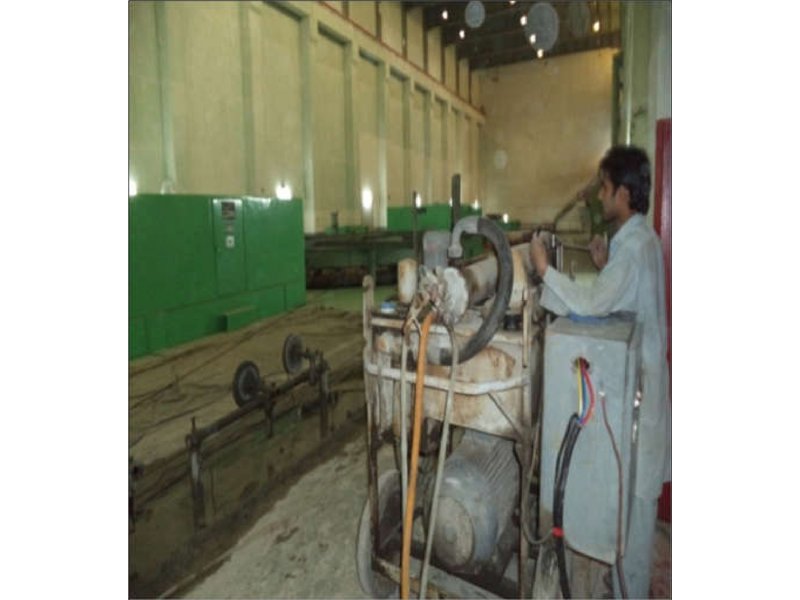 Project photograph from company profile page 154 (Stabilisation of Turbine floor Warsak Powerhouse by core drilling,)