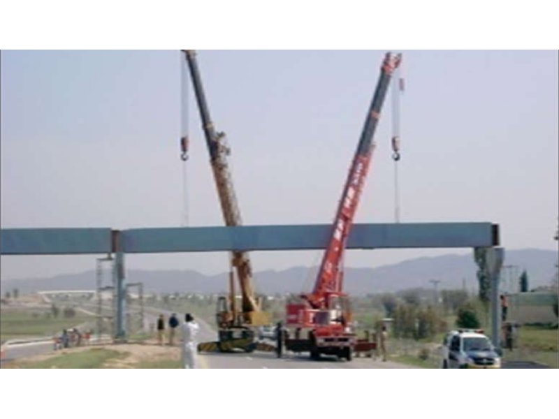 Project photograph from company profile page 161 (Constructed of Four Steel Bridges on Motorway (M1))