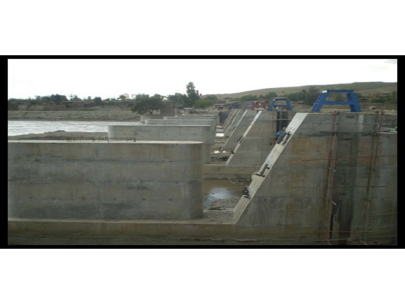 Project photograph from company profile page 133 (REHABILITATION OF MUNDA HEADWORKS BRIDGE & BARRAGE)