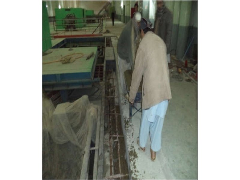 Project photograph from company profile page 154 (Stabilisation of Turbine floor Warsak Powerhouse by core drilling,)