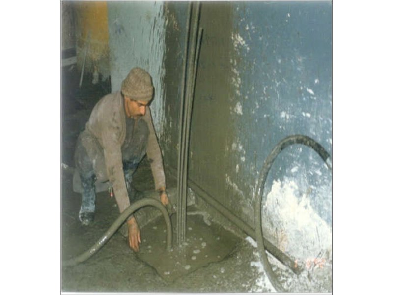 Project photograph from company profile page 154 (Stabilisation of Turbine floor Warsak Powerhouse by core drilling,)