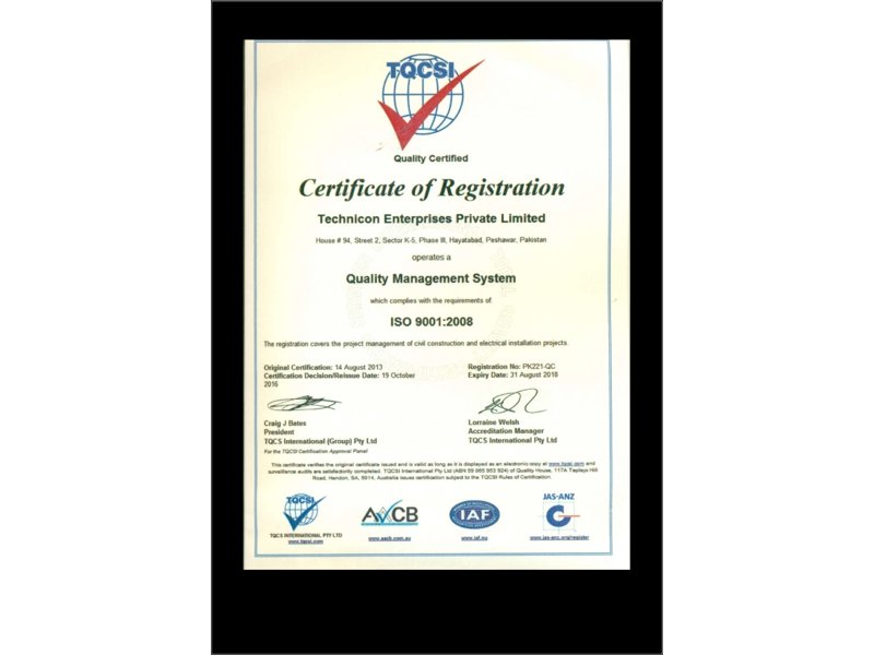ISO 9001 Quality Management System